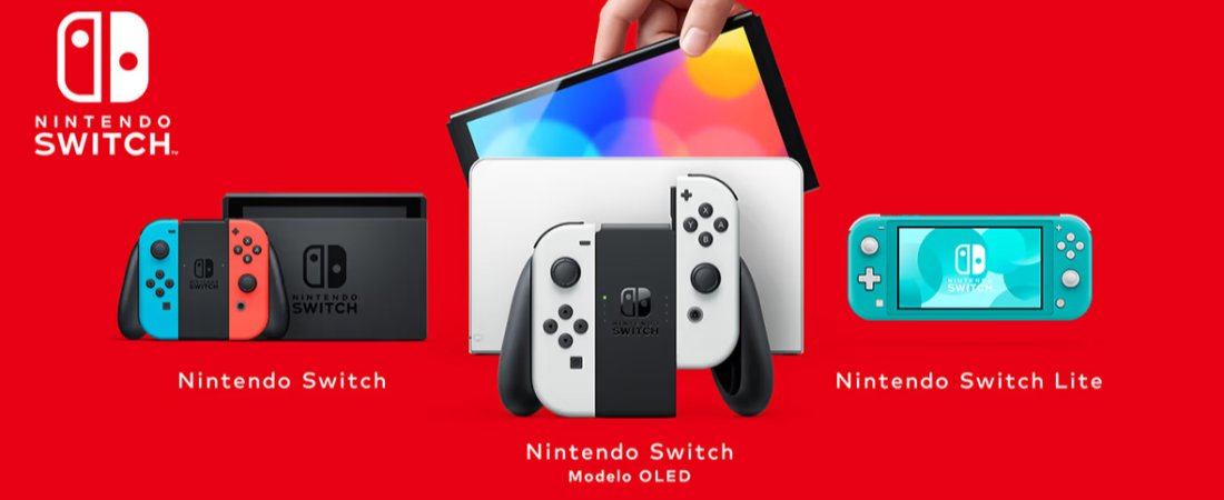 modelos atuais do nintendo switch